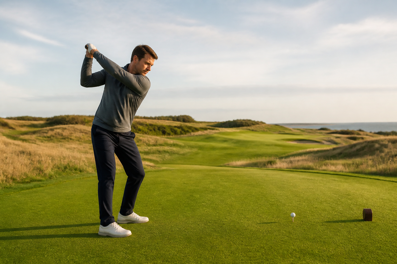 Opvarmning før golf